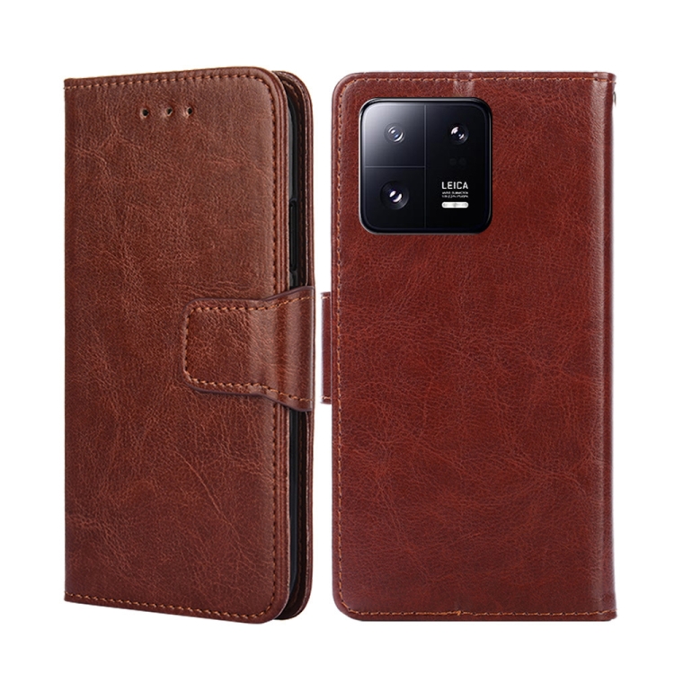 Xiaomi 13 Pro 5G Fodral Solid Läder Brun