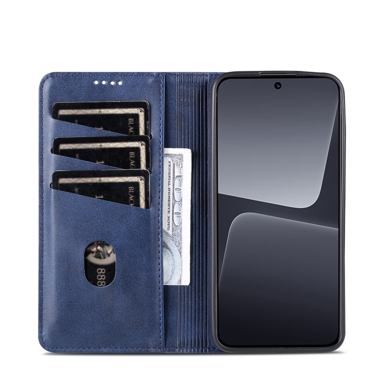 AZNS AZNS Xiaomi 13 5G Fodral Flip Läder Blå