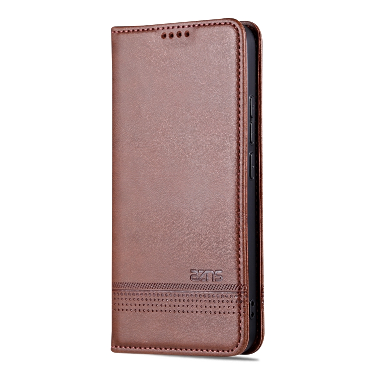 AZNS AZNS Xiaomi 13 5G Fodral Flip Läder Mörk Brun