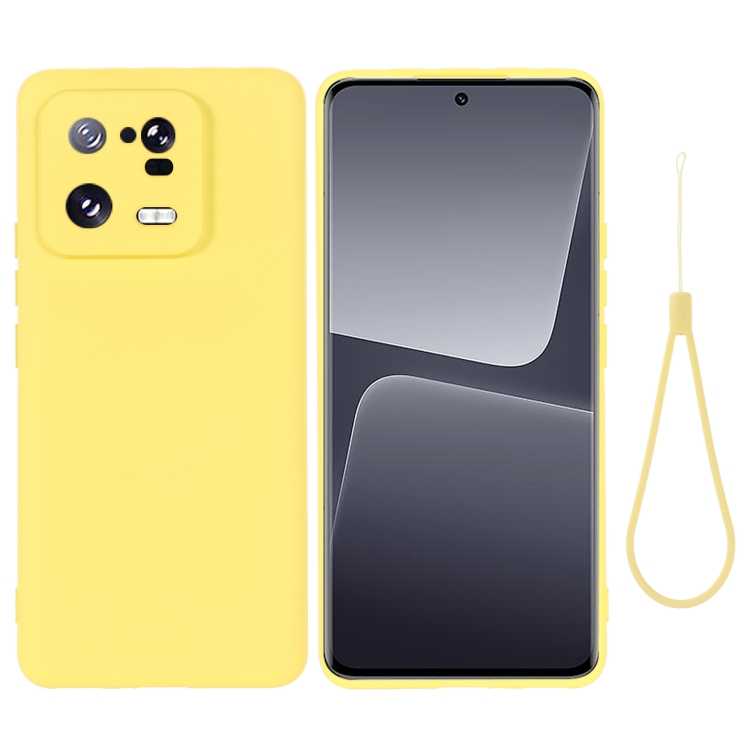  Xiaomi 13 Pro 5G Skal Liquid Silikon Gul