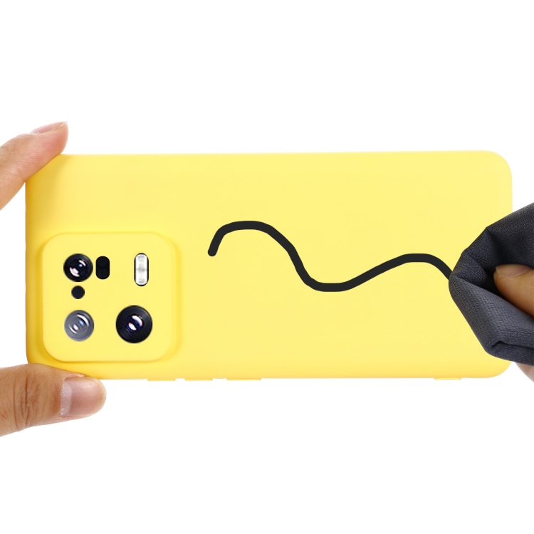  Xiaomi 13 Pro 5G Skal Liquid Silikon Gul