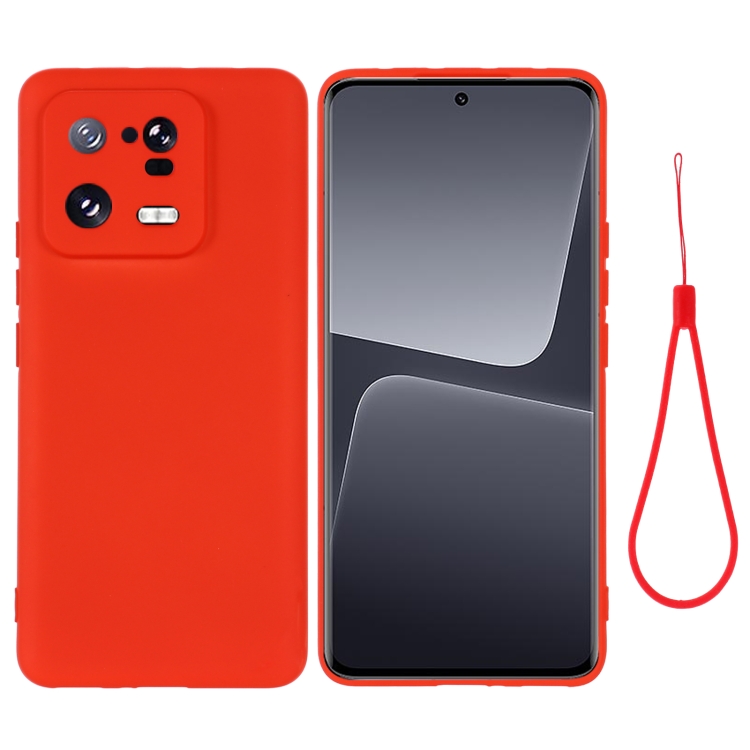  Xiaomi 13 Pro 5G Skal Liquid Silikon Röd
