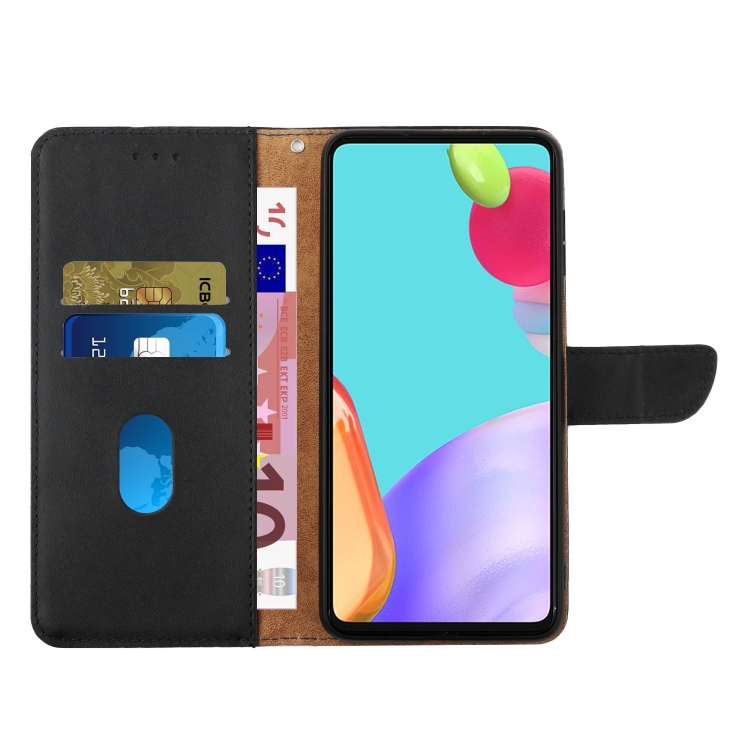  Xiaomi 13 Lite 5G Fodral Äkta Läder Nappa Textur Svart