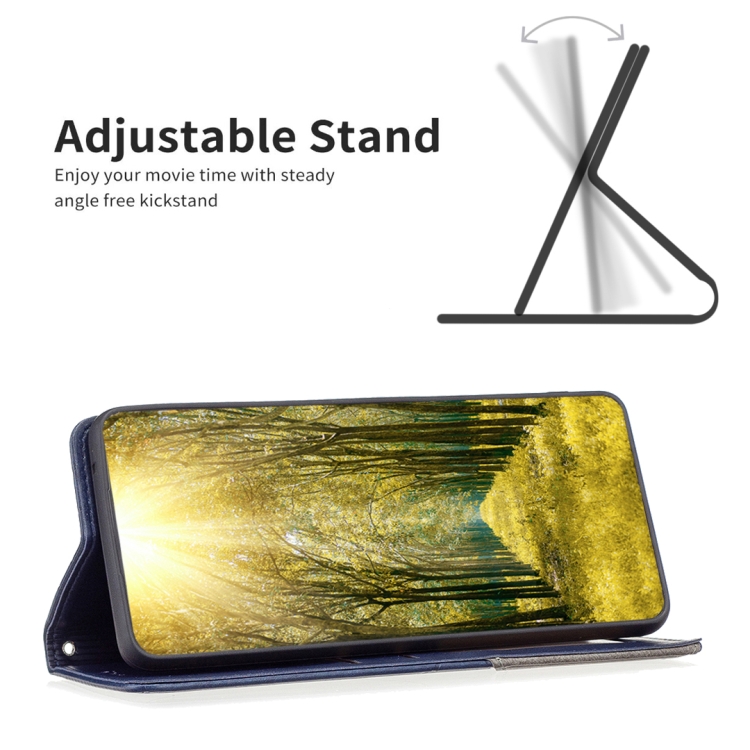  Xiaomi 13 Lite 5G Fodral Geometriskt Flip Läder Blå