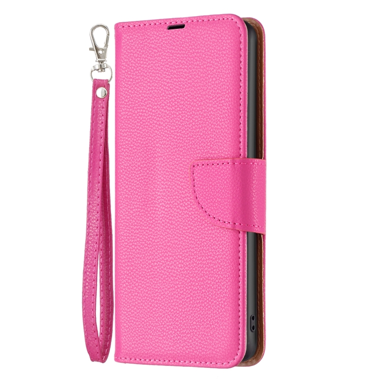  Xiaomi 13 Lite 5G Fodral Litchi Shark Läder Rosa