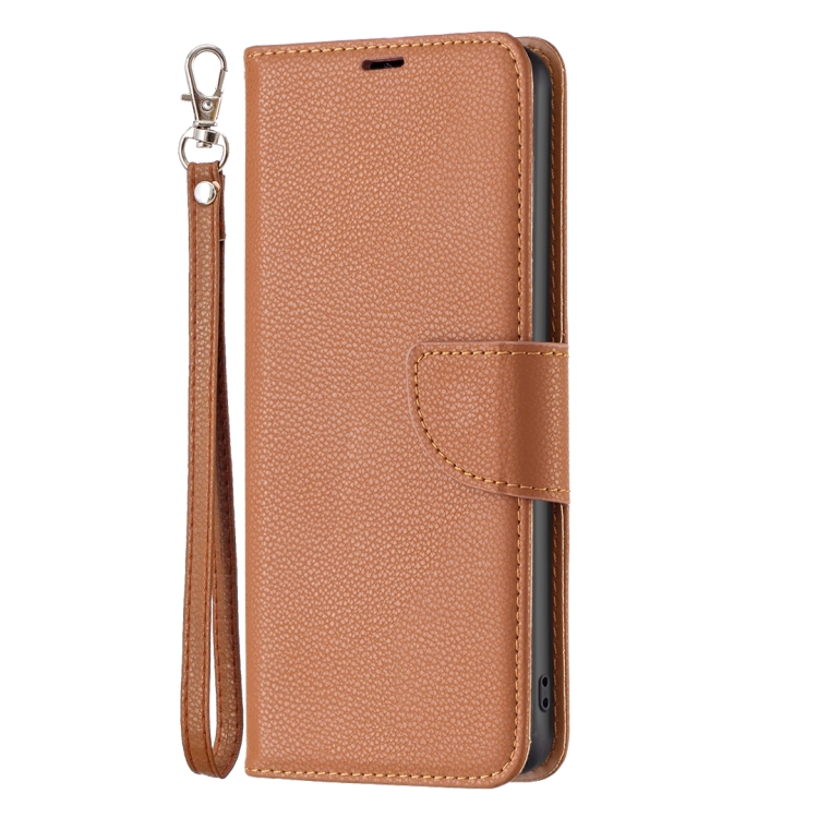  Xiaomi 13 Lite 5G Fodral Litchi Shark Läder Brun