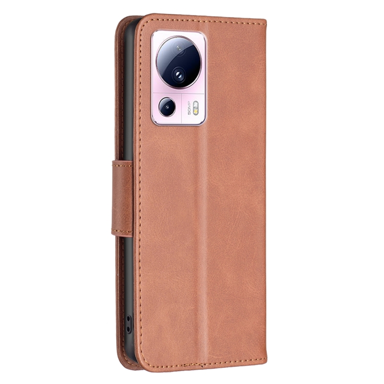  Xiaomi 13 Lite 5G Fodral Solid Shark Läder Brun