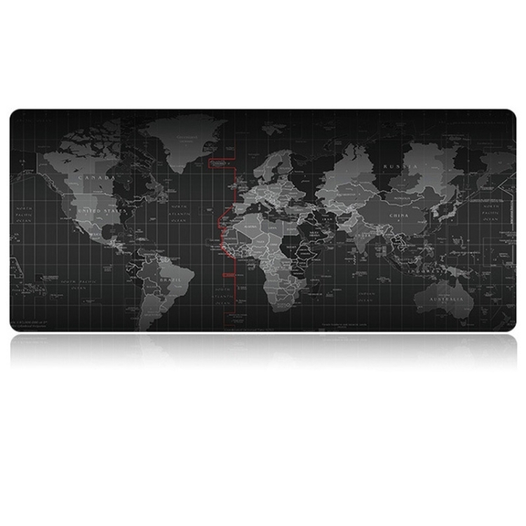  1000 x 500 mm Musmatta/Skrivbordsmatta XL Världskarta