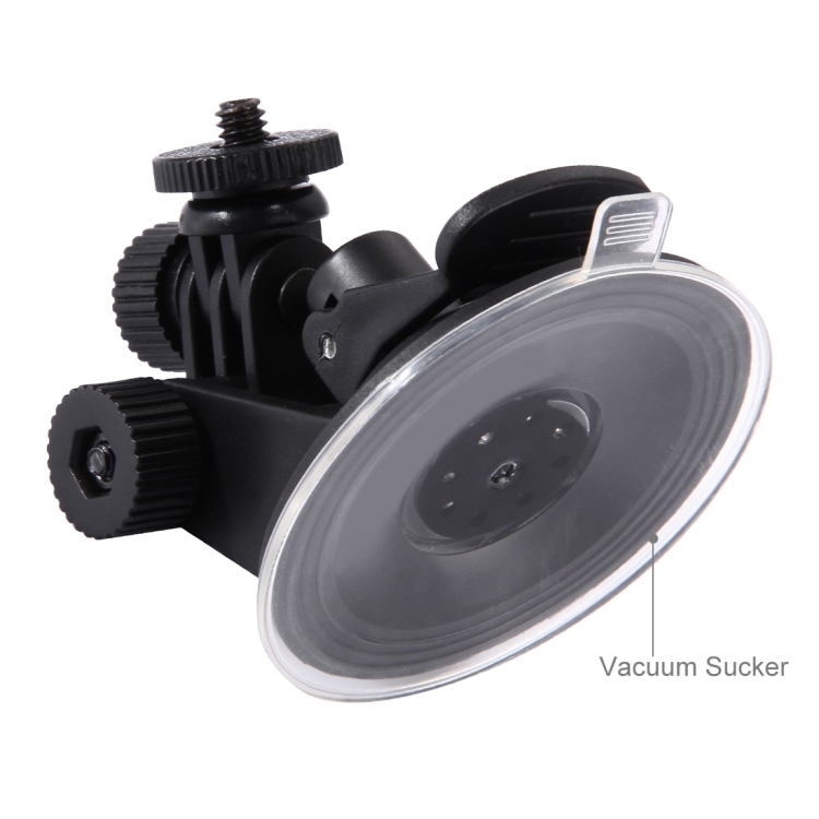 PULUZ PULUZ Sugkoppsfäste För Bil Med Adapter Och Väska Svart