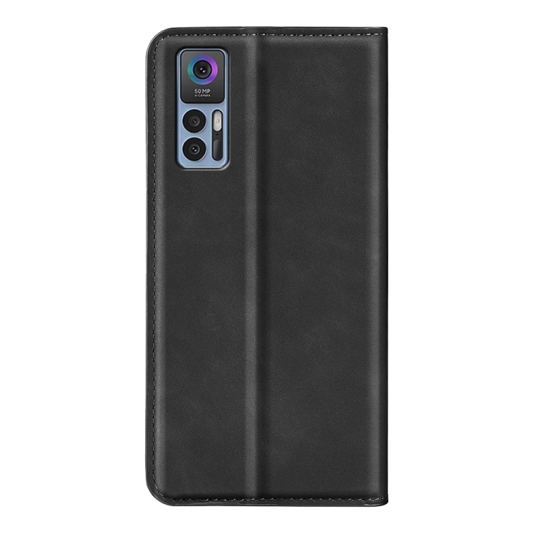  TCL 30+ (2022) Fodral Retro Flip Läder Svart