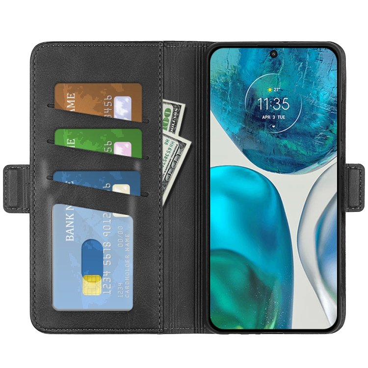  Motorola Moto G52/G82 Fodral Magnetisk Stängning Svart