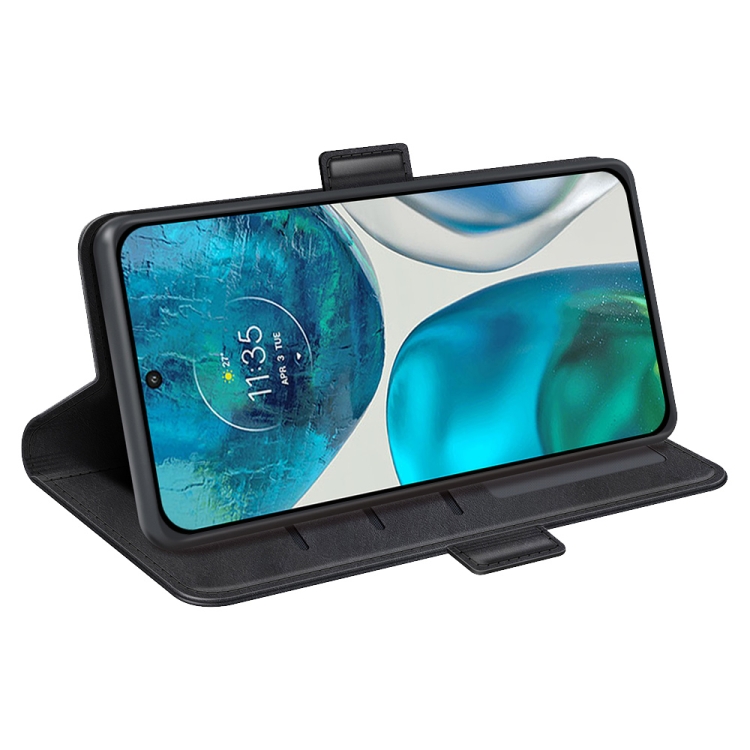  Motorola Moto G52/G82 Fodral Magnetisk Stängning Svart