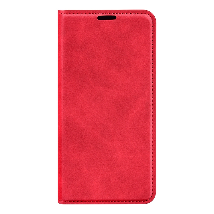  Motorola Moto G52/G82 Fodral Flip Retro Läder Röd