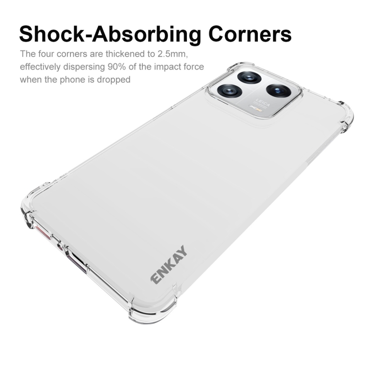 ENKAY ENKAY Xiaomi 13 Pro 5G Skal Shockproof TPU Transparent