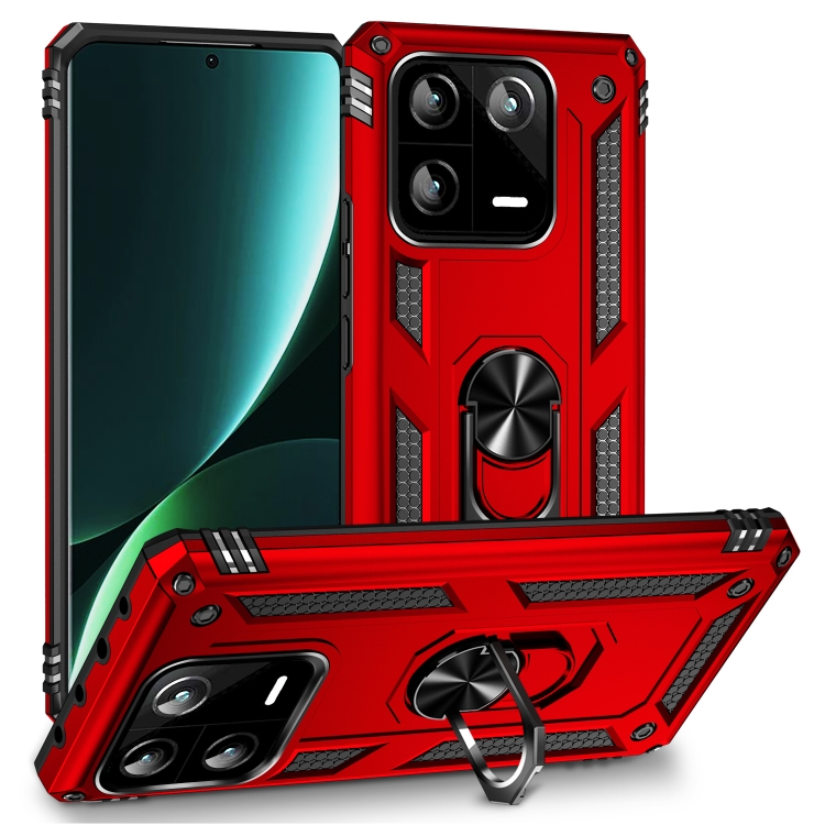  Xiaomi 13 Pro 5G Skal Ring Armor Röd