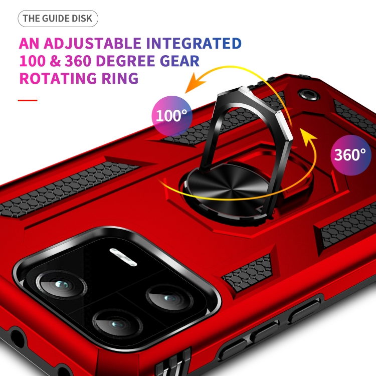  Xiaomi 13 Pro 5G Skal Ring Armor Röd