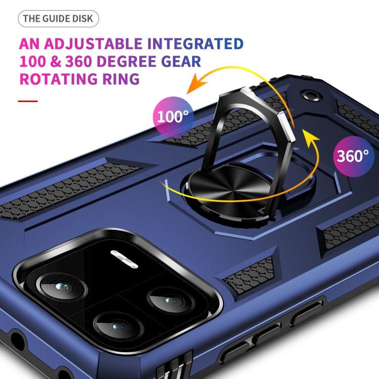  Xiaomi 13 Pro 5G Skal Ring Armor Blå