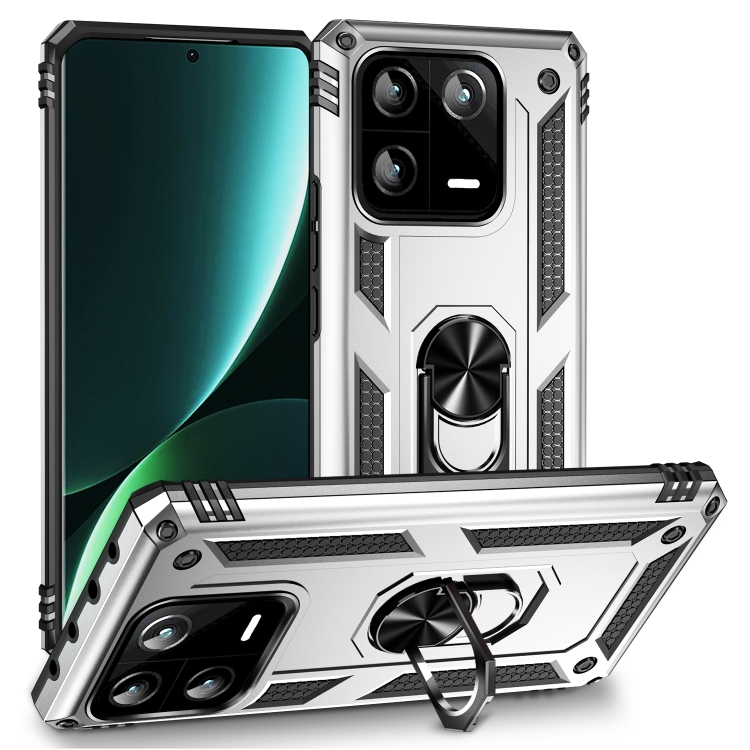  Xiaomi 13 Pro 5G Skal Ring Armor Silver
