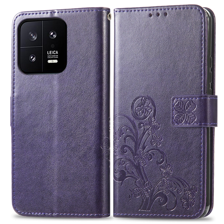  Xiaomi 13 5G Fodral Med Blommigt Tryck Lila
