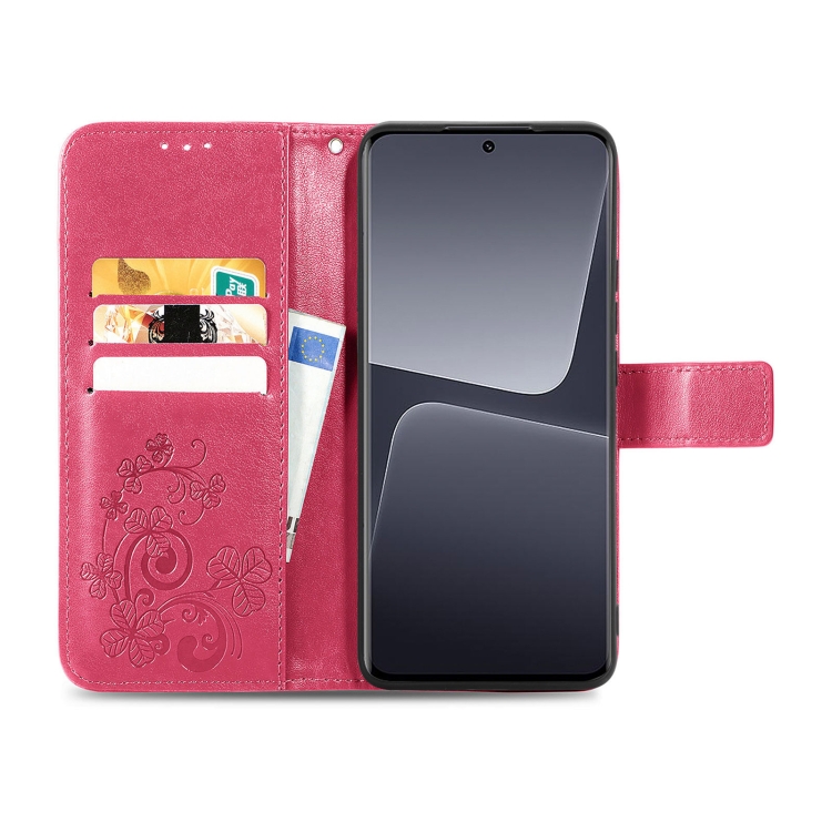  Xiaomi 13 Pro 5G Fodral Med Blommigt Tryck Rosa/Röd