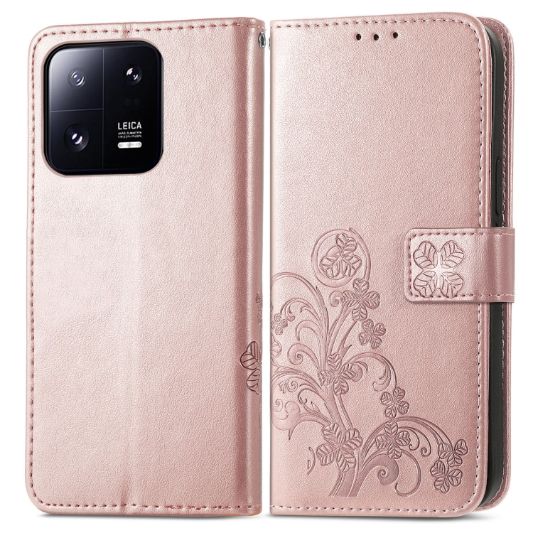  Xiaomi 13 Pro 5G Fodral Med Blommigt Tryck Roséguld