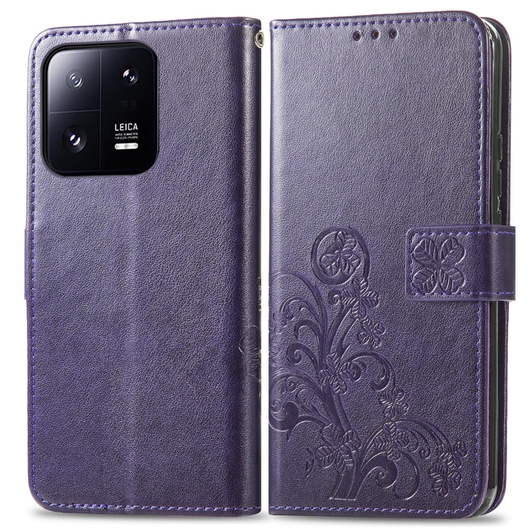  Xiaomi 13 Pro 5G Fodral Med Blommigt Tryck Lila