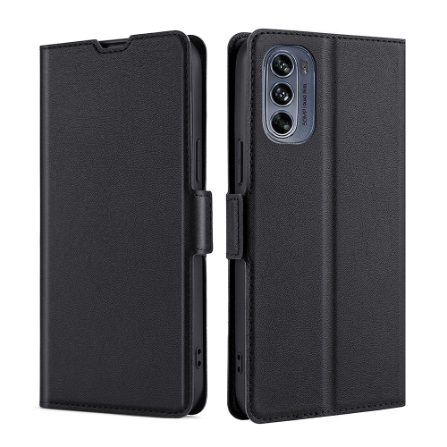  Motorola Moto G62 5G Fodral Slim Läder Svart