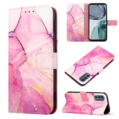  Motorola Moto G62 5G Fodral Marmor Rosa