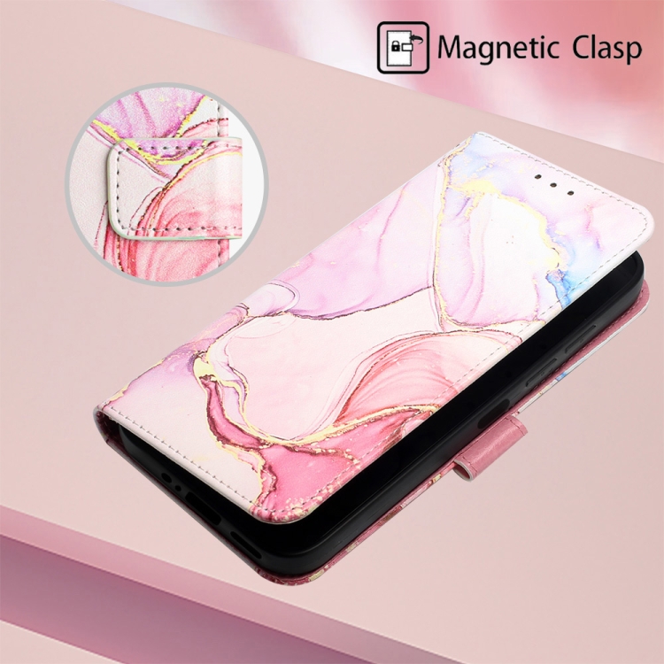  Motorola Moto G62 5G Fodral Marmor Roséguld