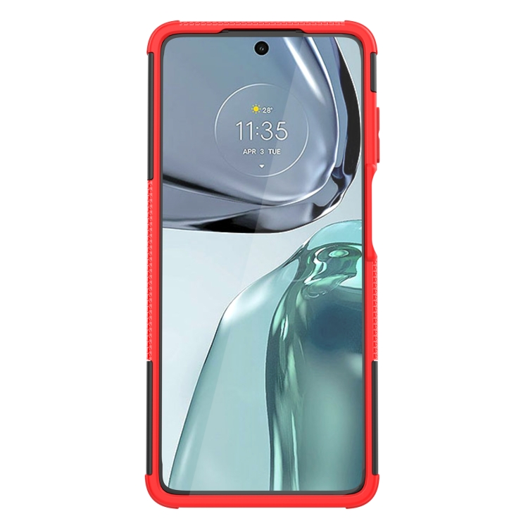  Motorola Moto G62 5G Skal Ultimata Stöttåligt med Stöd Röd