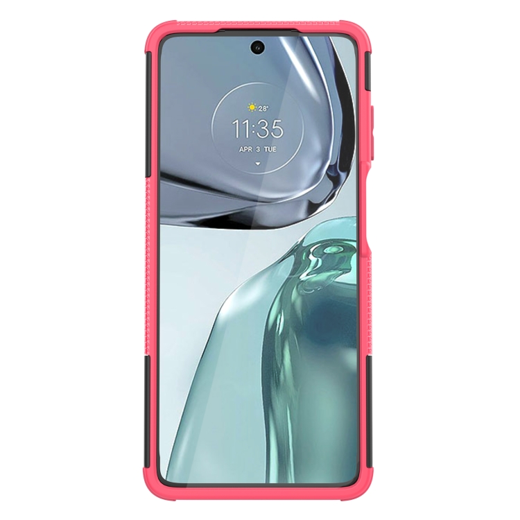  Motorola Moto G62 5G Skal Ultimata Stöttåligt med Stöd Rosa