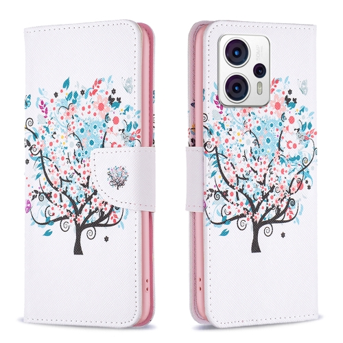  Motorola Moto G13 / G23 / G53 5G Fodral Med Tryck Träd