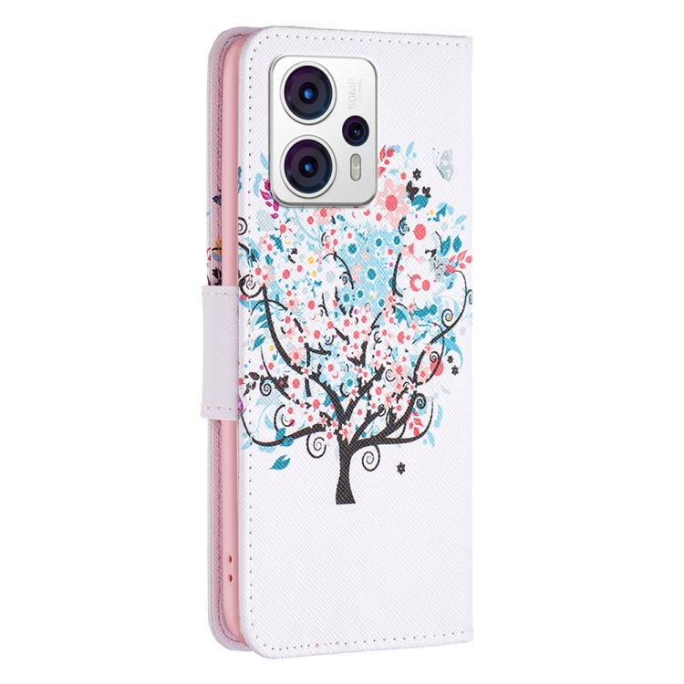  Motorola Moto G13 / G23 / G53 5G Fodral Med Tryck Träd