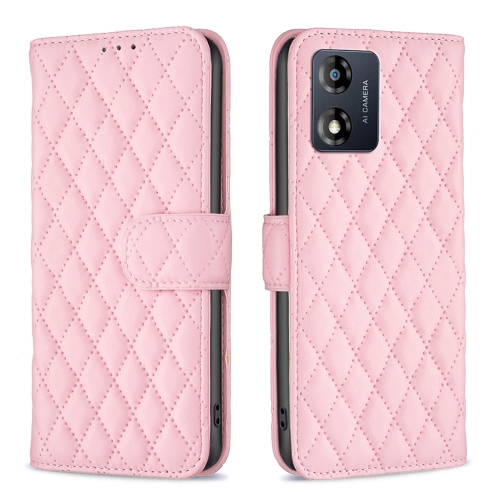  Motorola Moto E13 Fodral Diamond Läder Rosa