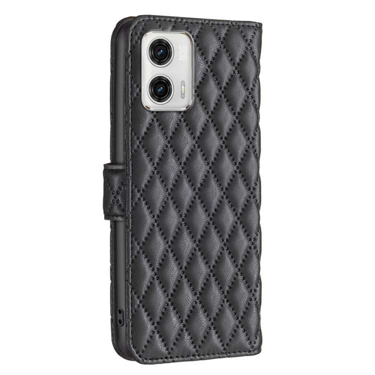  Motorola Moto G73 5G Fodral Diamond Läder Svart