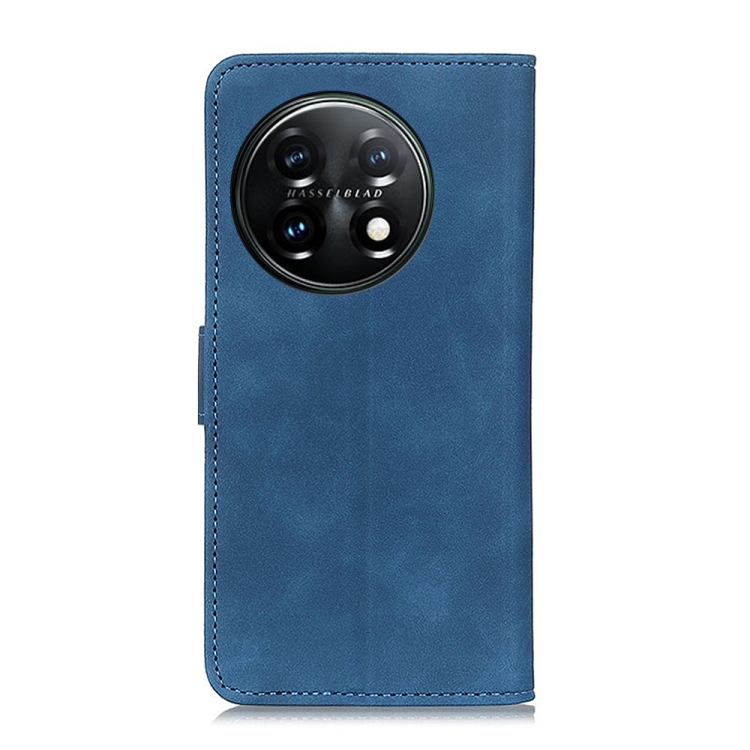 KHAZNEH KHAZNEH OnePlus 11 5G Fodral Retro Läder Blå