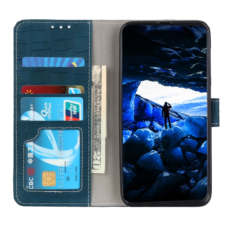 OnePlus 11 5G Fodral Krokodil Textur Läder Grön