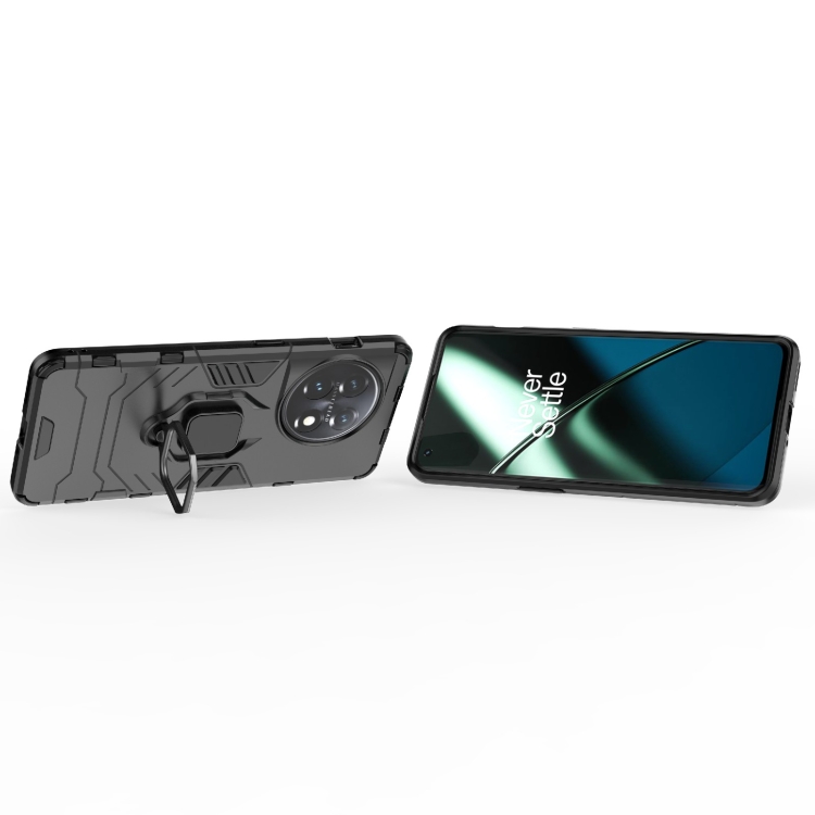  OnePlus 11 5G Skal Ring Hybrid Armor Svart