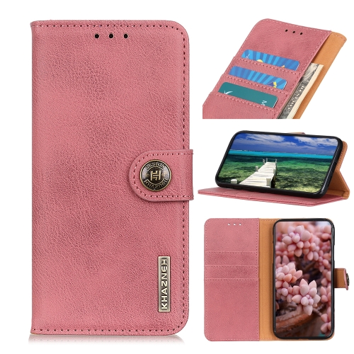KHAZNEH KHAZNEH Motorola Moto G73 5G Fodral Läder Rosa