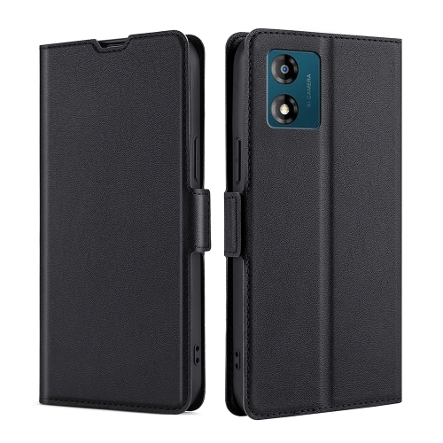 Motorola Moto E13 Fodral Slim Läder Svart