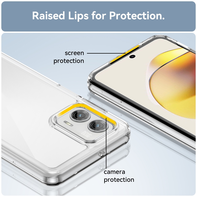  Motorola Moto G73 5G Skal Robust Hybrid Transparent
