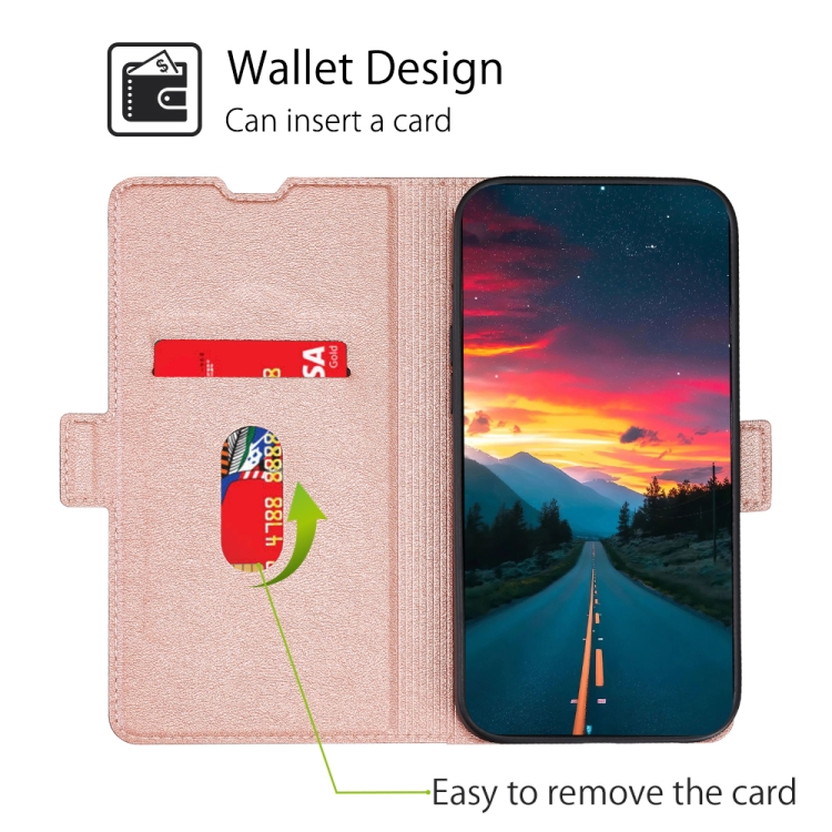  Motorola Moto G13 / G23 / G53 5G Fodral Slim Roséguld