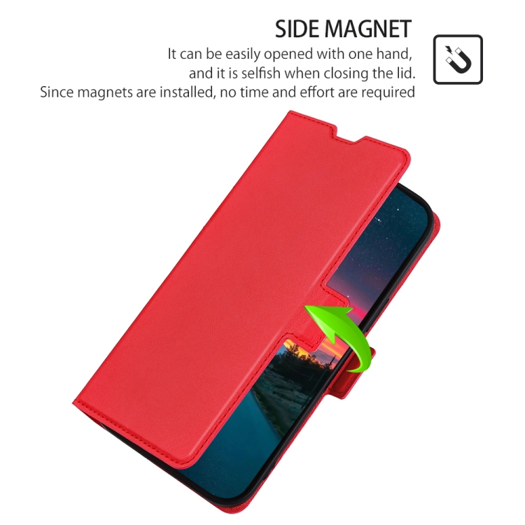  Motorola Moto G13 / G23 / G53 5G Fodral Slim Röd