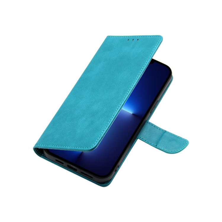  Motorola Moto G13 / G23 / G53 5G Fodral Solid Läder Blå