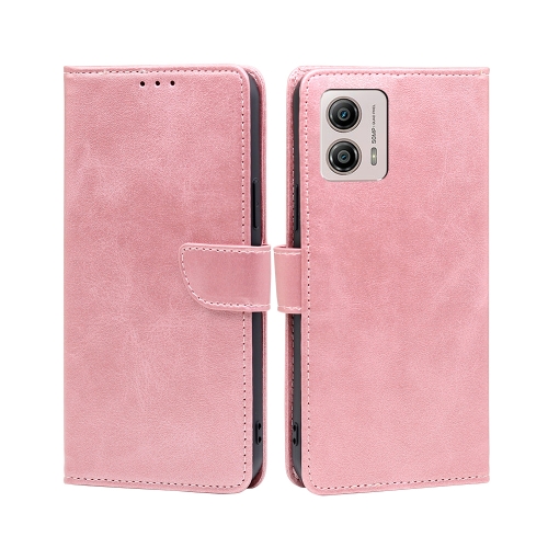  Motorola Moto G13 / G23 / G53 5G Fodral Solid Läder Roséguld