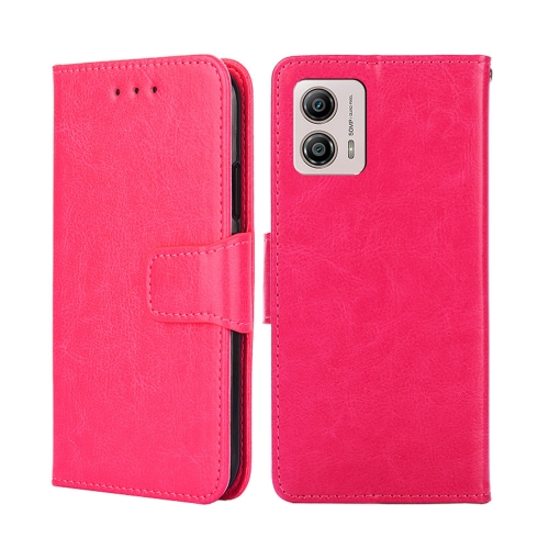  Motorola Moto G13 / G23 / G53 5G Fodral Läder Rosa/Röd