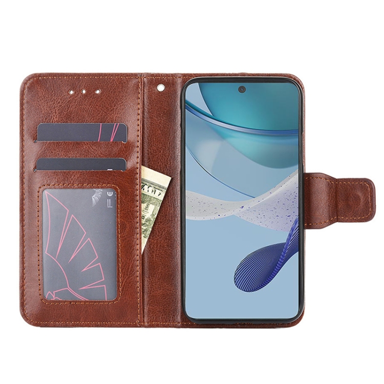  Motorola Moto G13 / G23 / G53 5G Fodral Läder Brun
