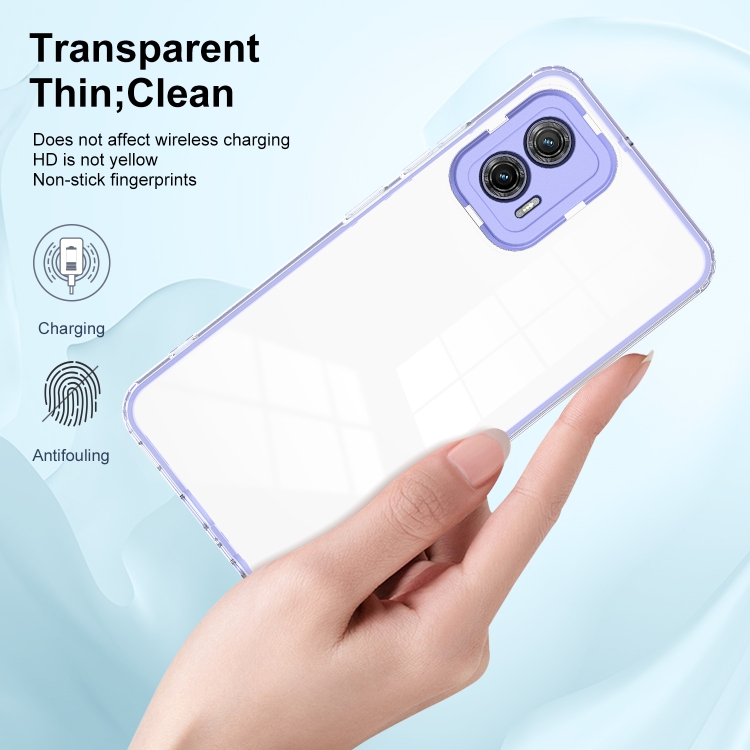  Motorola Moto G73 5G Skal Hybrid Lila