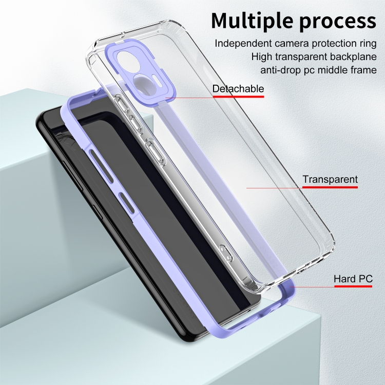  Motorola Moto G73 5G Skal Hybrid Lila