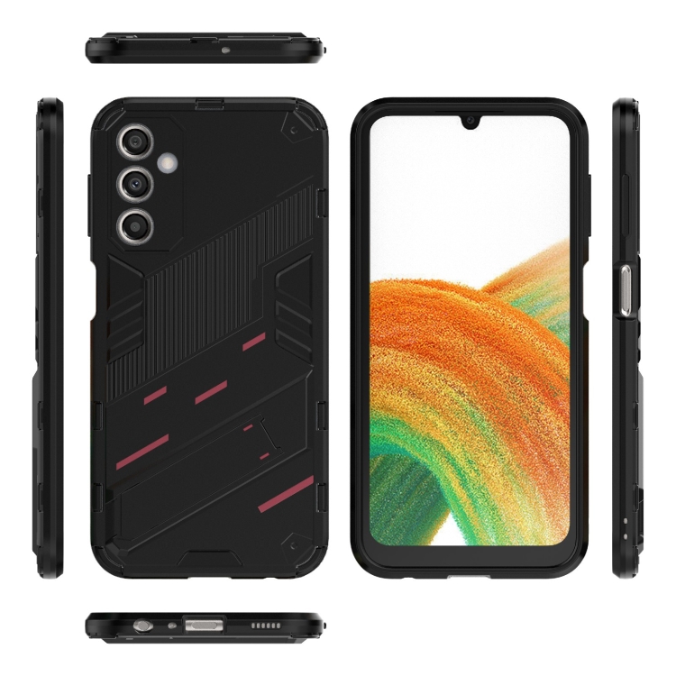  Samsung Galaxy A24 5G Skal Hybrid Kickstand Svart